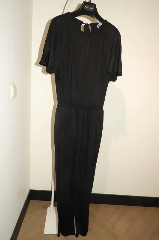 Missoni zwarte jumpsuit broek pak gladde stof open rug 38, Maat 38/40 (M), Verzenden, Zwart, Missoni