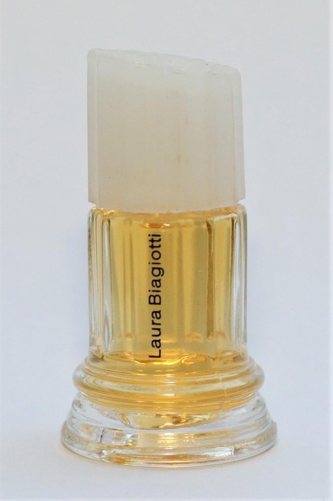Laura Biagiotti Roma 5 ml edt., Verzamelen, Parfumverzamelingen, Ophalen of Verzenden, Zo goed als nieuw, Miniatuur, Gevuld