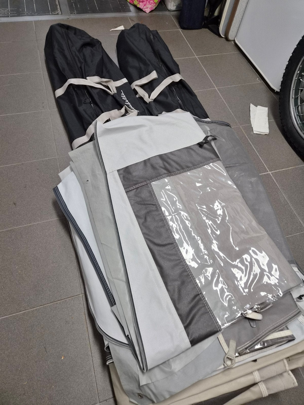 Voortent voor caravan, Caravans en Kamperen, Ophalen, Gebruikt, Polyester, Isabella