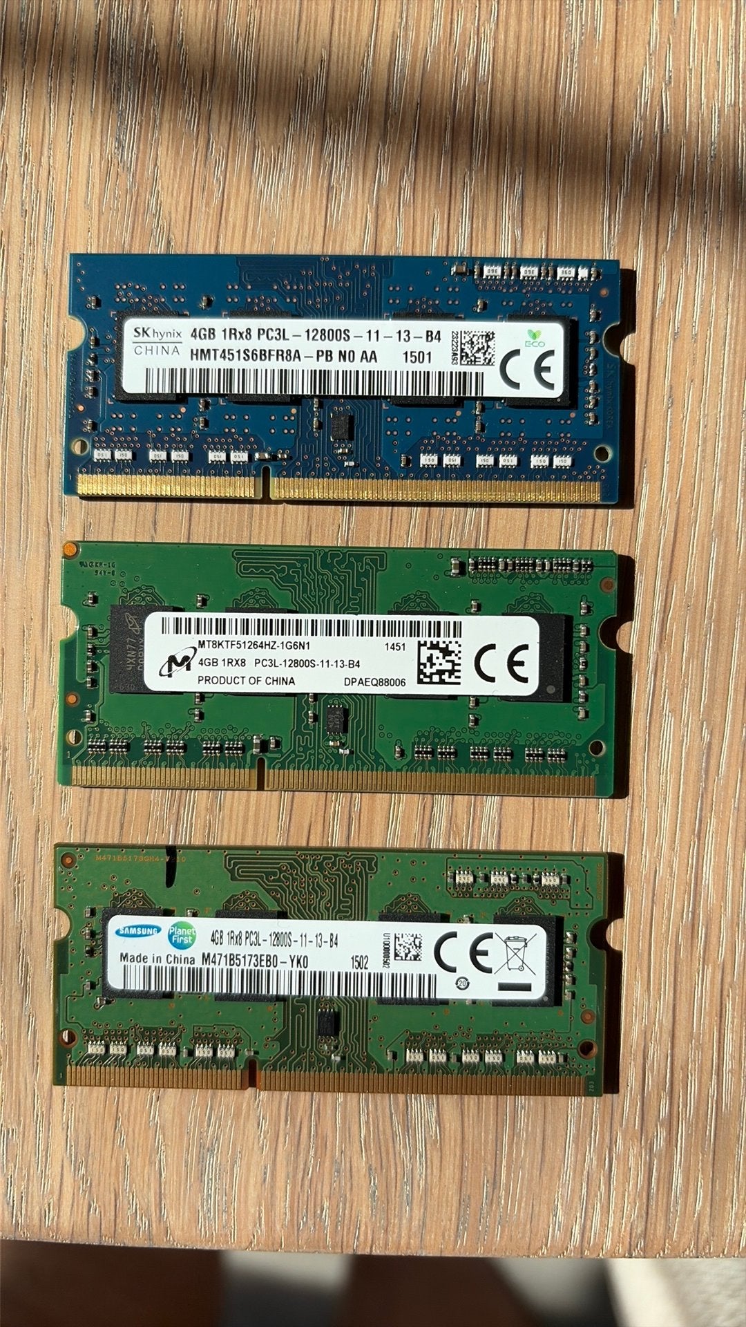 4GB DDR3L SO-DIMM modules, Ophalen of Verzenden, Zo goed als nieuw, DDR3, Laptop