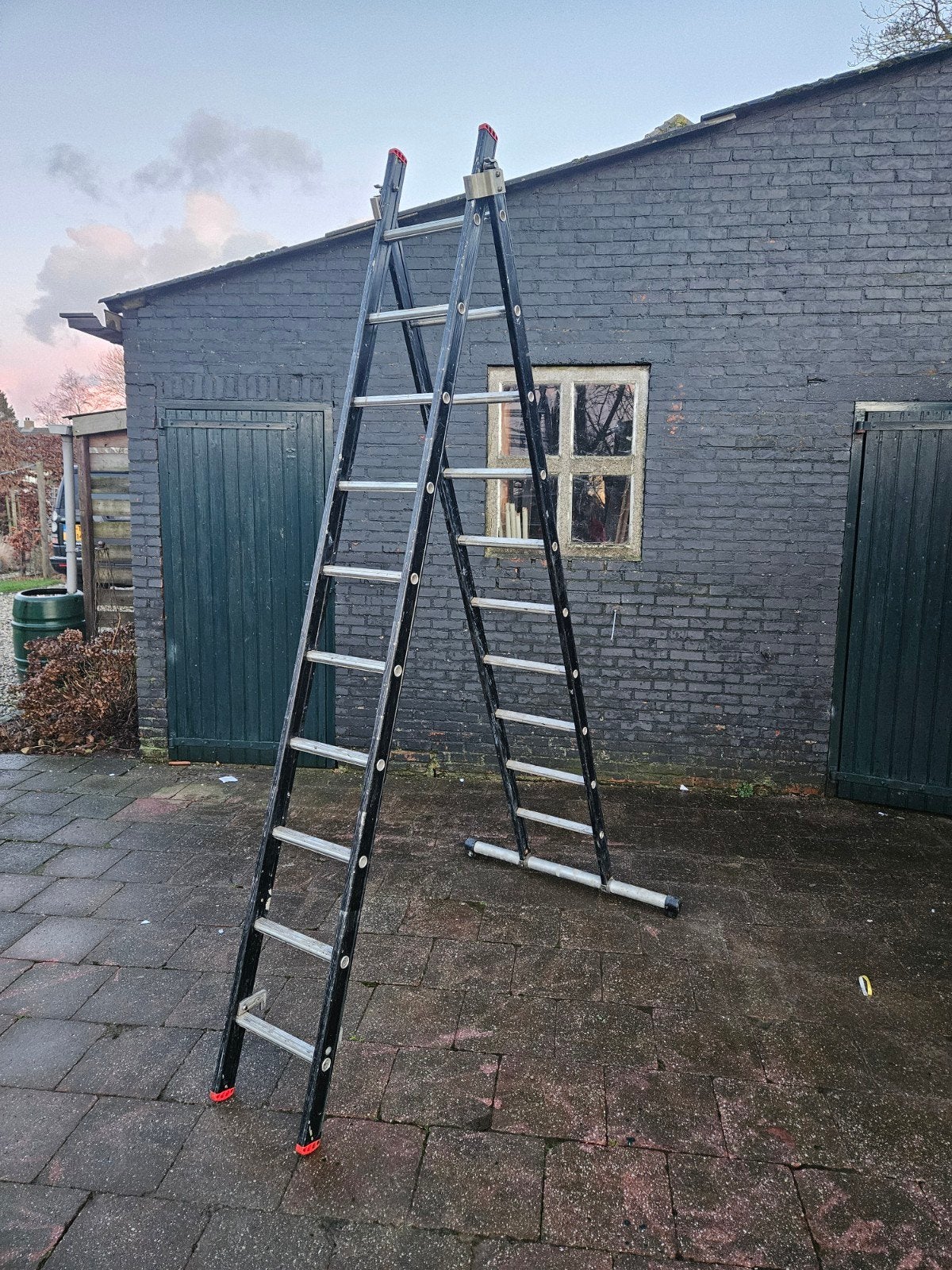 Kelfort reformladder 2x10 sporten, Doe-het-zelf en Verbouw, Ophalen, 4 meter of meer