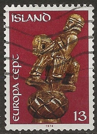 IJsland, Postzegels en Munten, Ophalen of Verzenden, IJsland, Gestempeld