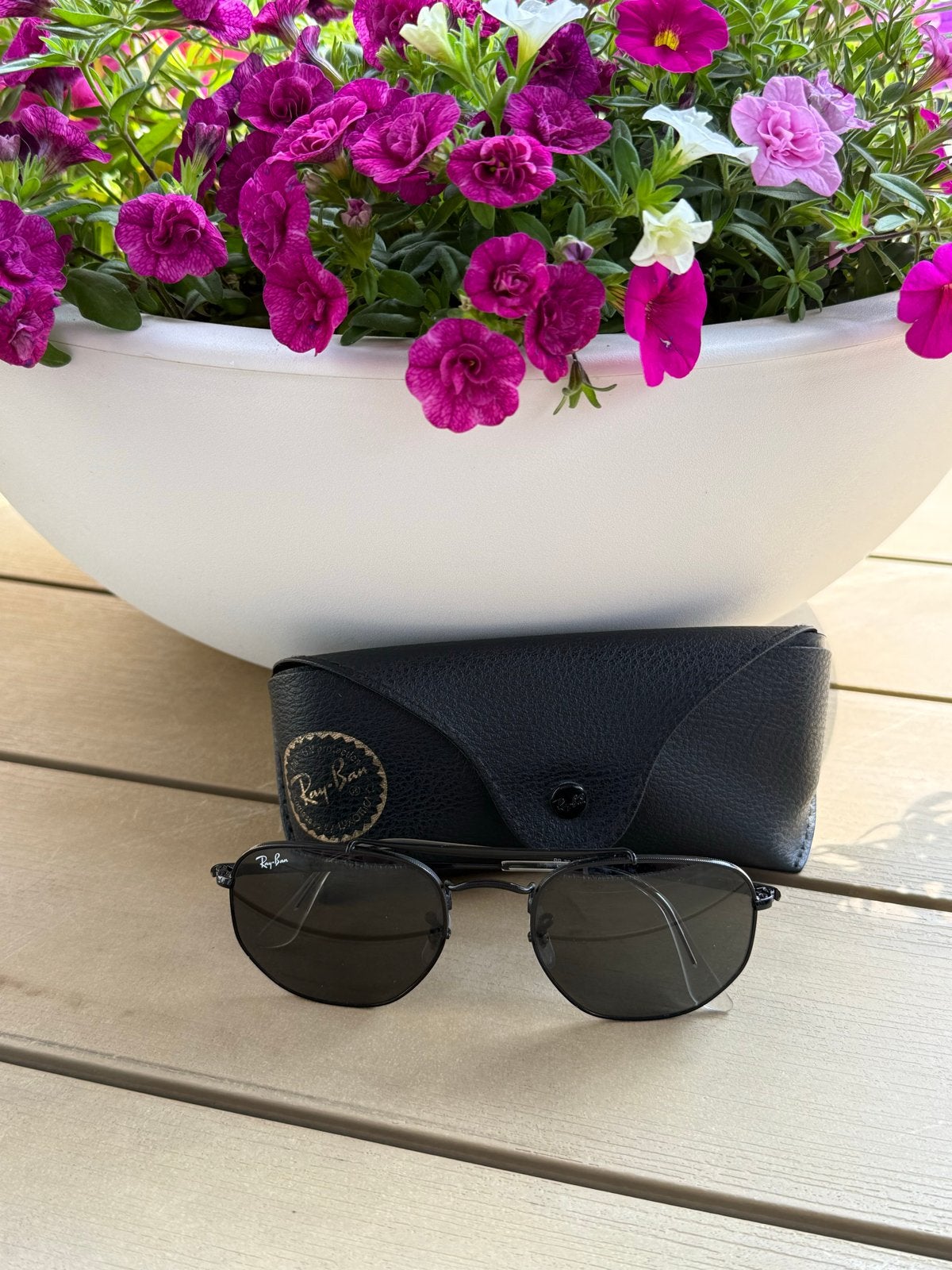 Ray-Ban The Marshal RB3648 zwart, Gebruikt, Zonnebril, Zwart, Ophalen of Verzenden
