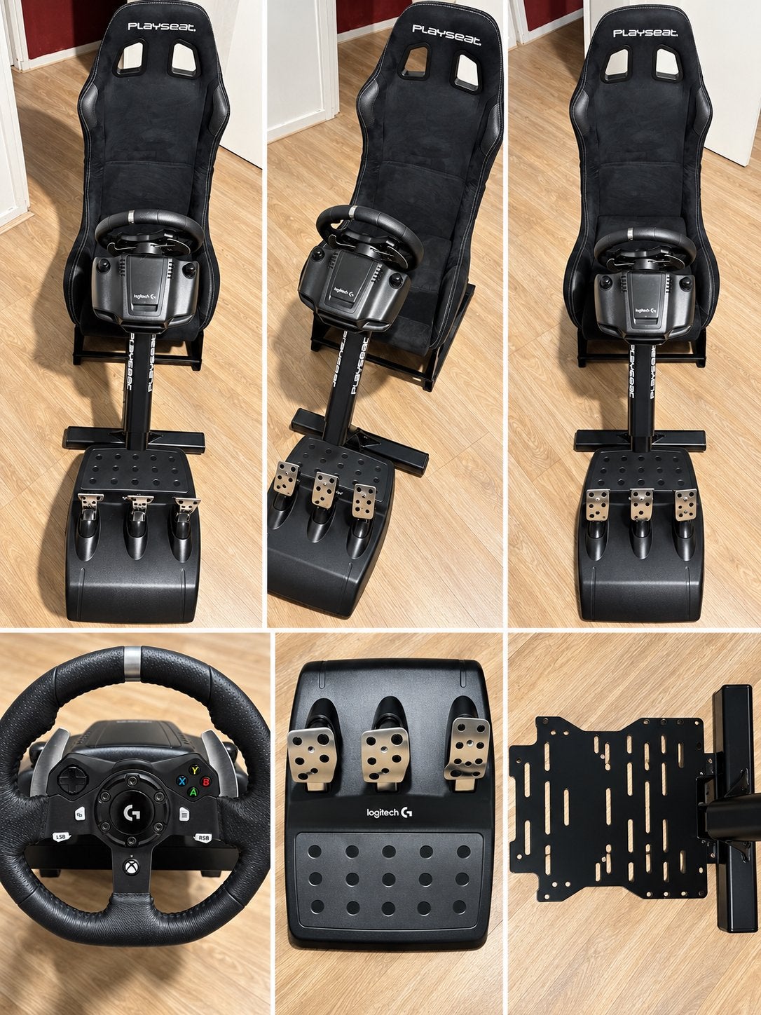 Playseat Evolution met Logitech G920 racestuur en pedalen, Ophalen, Racestoel, Gebruikt, Xbox