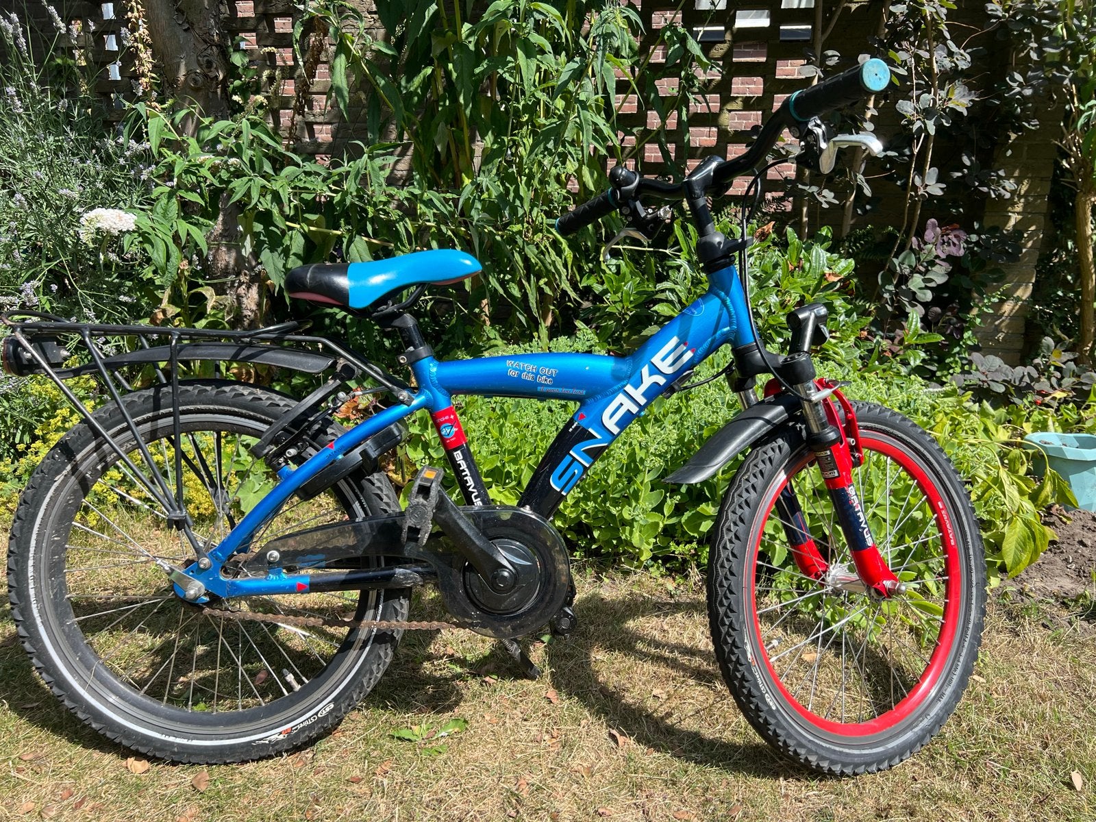 Batavus Snake 20 inch kinderfiets, Fietsen en Brommers, Fietsen | Kinderfietsjes, Ophalen, Gebruikt, Terugtraprem, 20 inch of meer