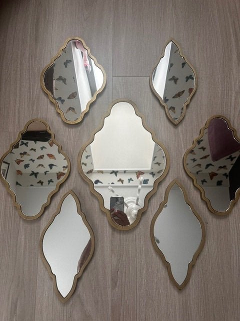 Lifestyle Home Collection Marokkaanse spiegels - set van 7, Huis en Inrichting, Ophalen, Minder dan 50 cm, Gebruikt, Minder dan 100 cm