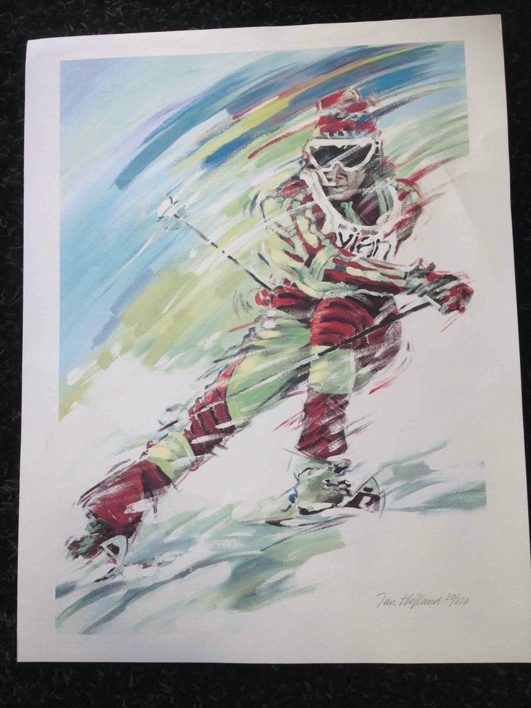Originele zeefdruk Jan Hofland, Antiek en Kunst, Kunst | Litho's en Zeefdrukken, Ophalen of Verzenden
