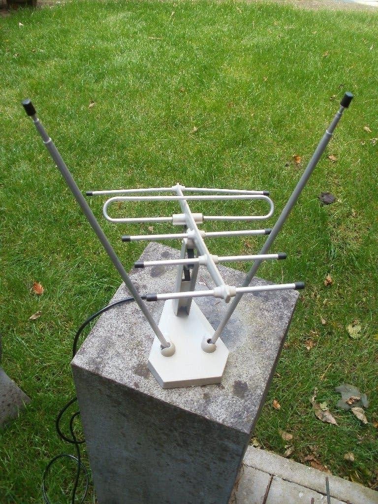 antenne voor bovenop tv jaren 60/70, Ophalen of Verzenden, Gebruikt, Antenne