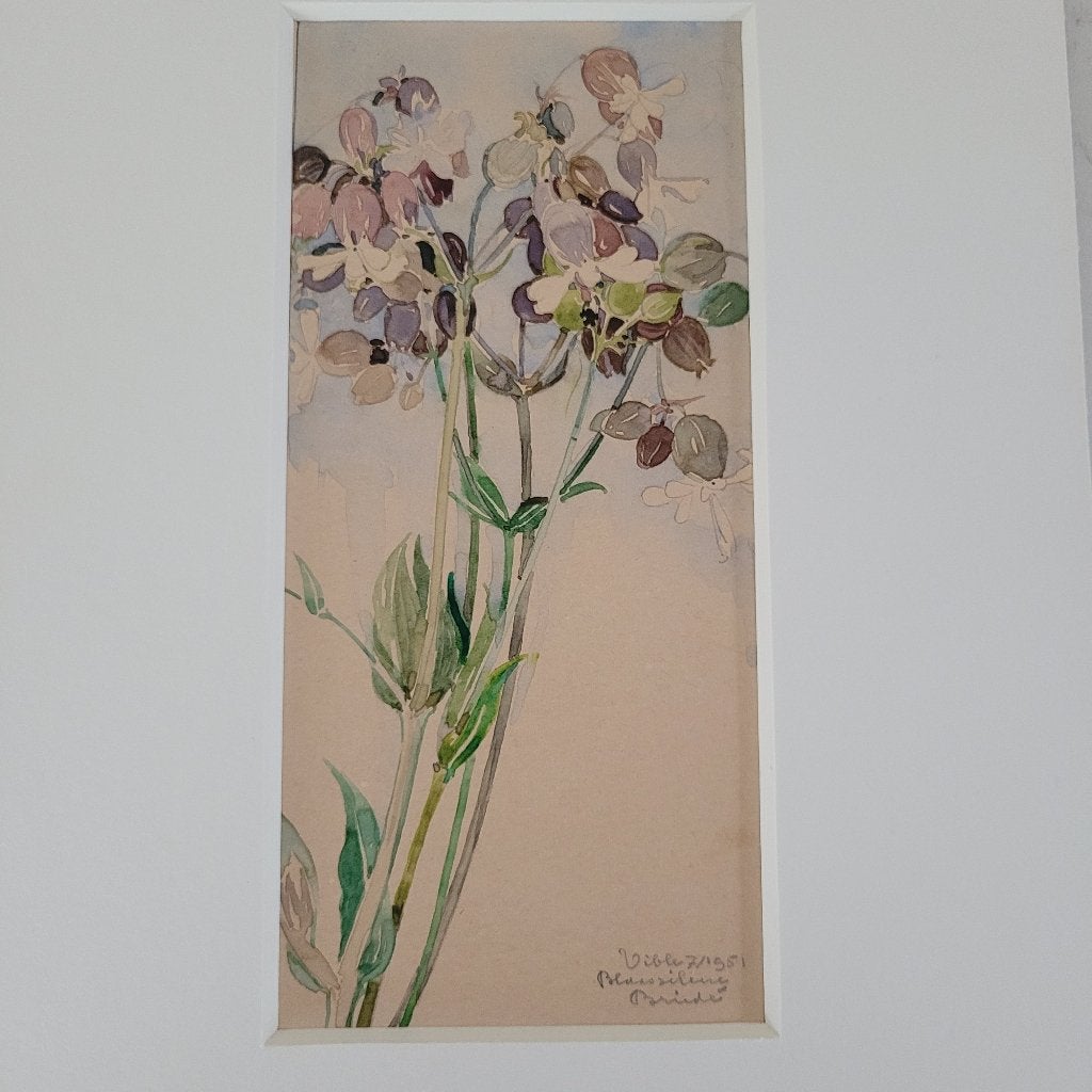 Zeefdruk, Bloemen, Paneel, Ophalen of Verzenden, Klassiek