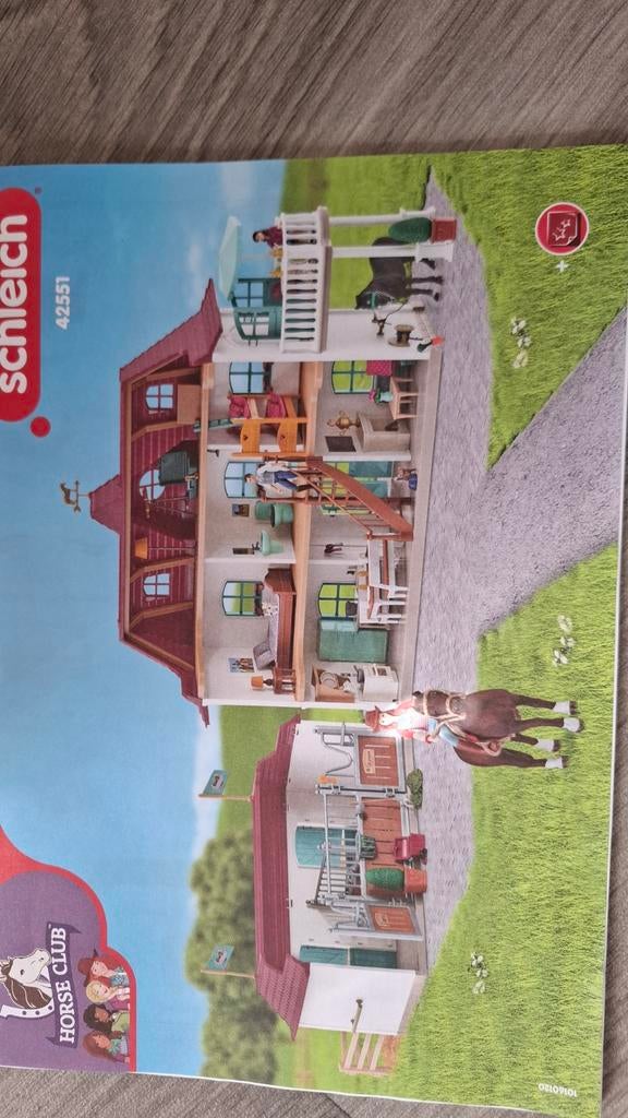 Schleich Horse Club paardenstal met huis 42551, Ophalen, Zo goed als nieuw