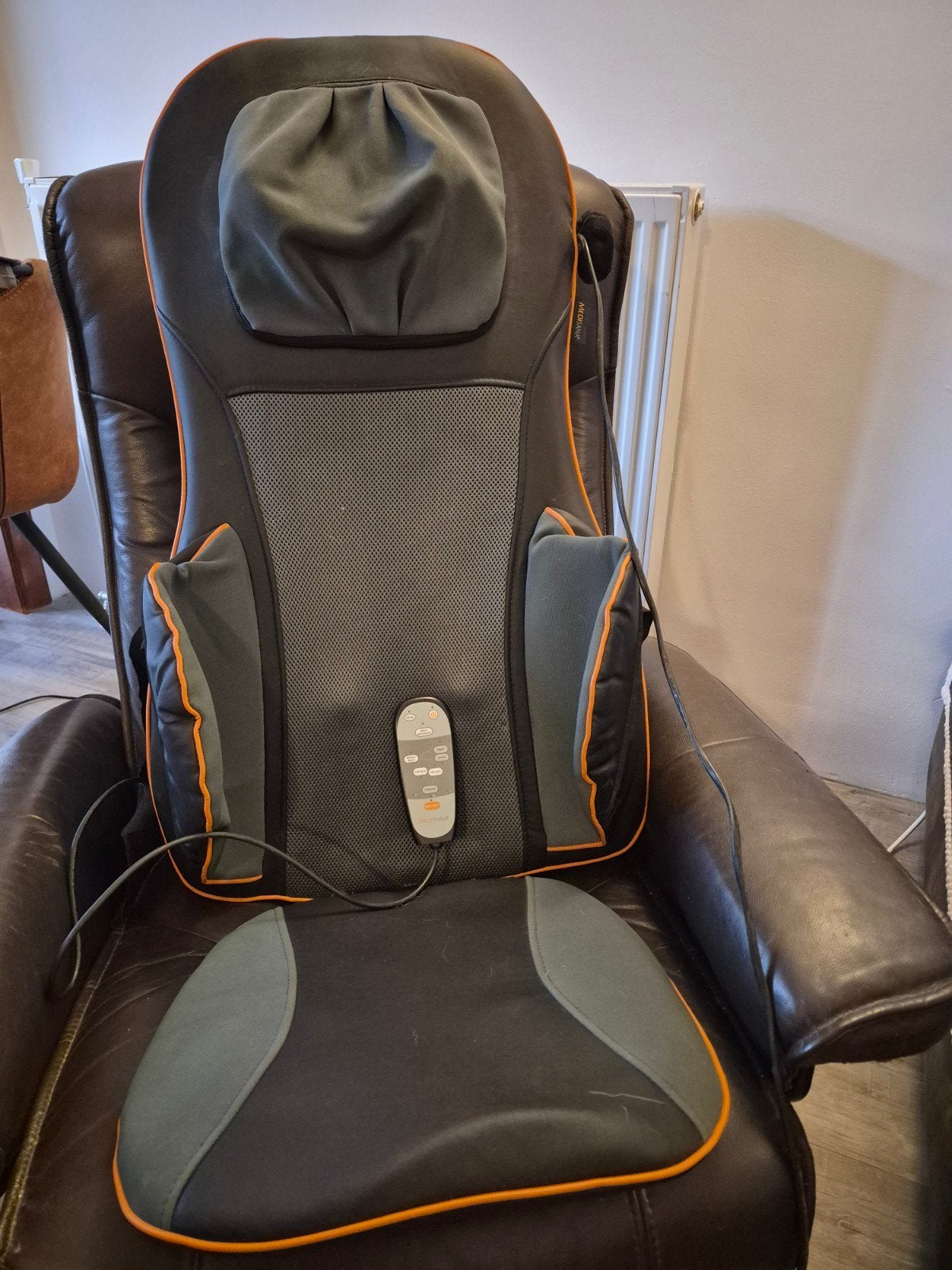 Massage stoel Medisana, Ophalen