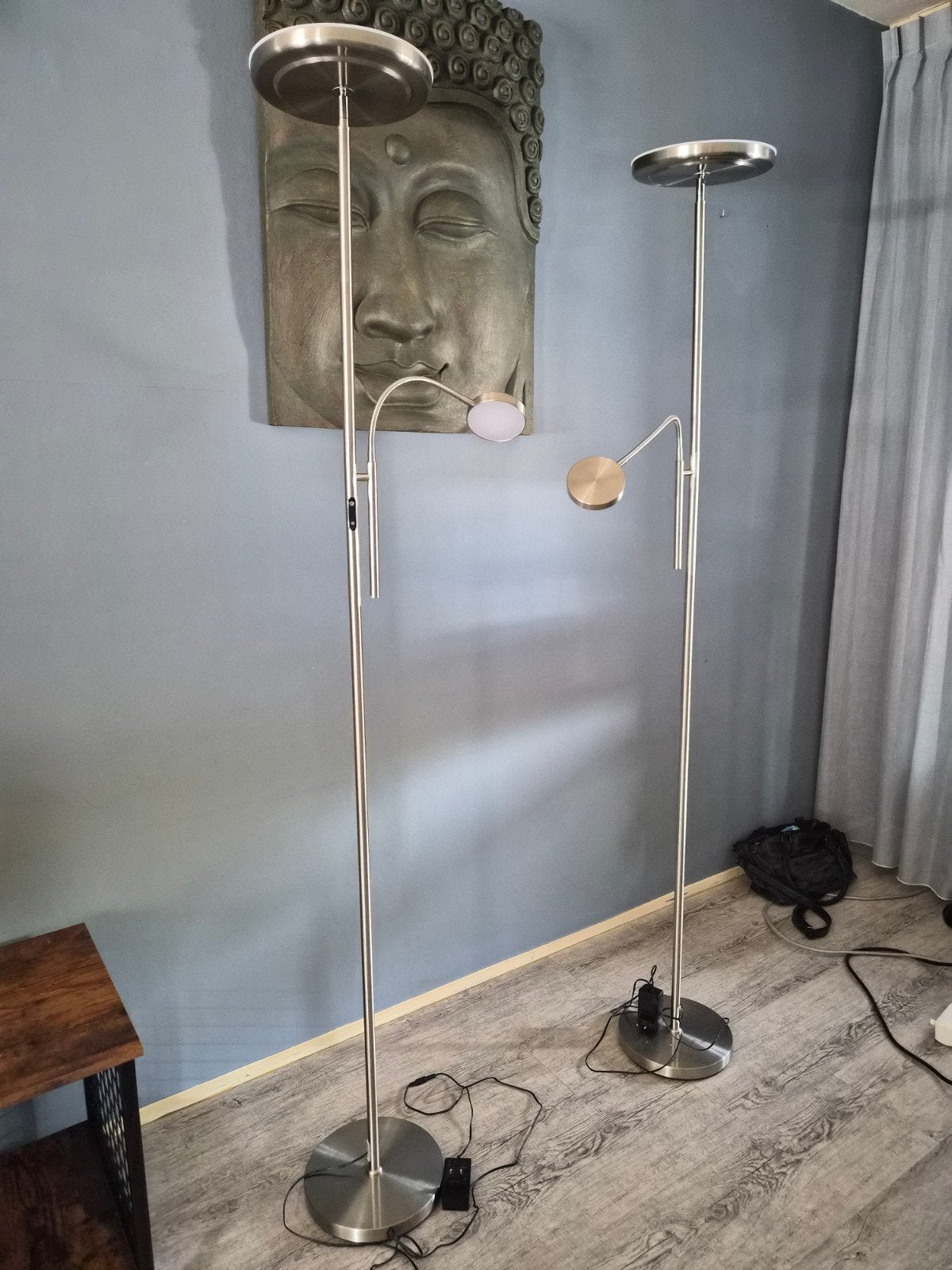 2 leeslampen, Huis en Inrichting, Lampen | Vloerlampen, Ophalen, 150 tot 200 cm