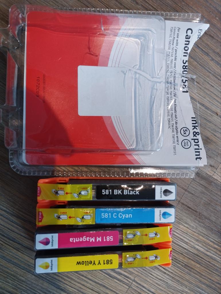 Inkt cartridges, Ophalen, Nieuw