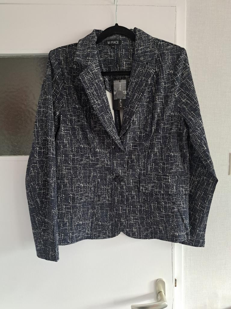 Mi piace travelstof blazer, Ophalen of Verzenden, Nieuw, Maat 46/48 (XL) of groter, Blauw