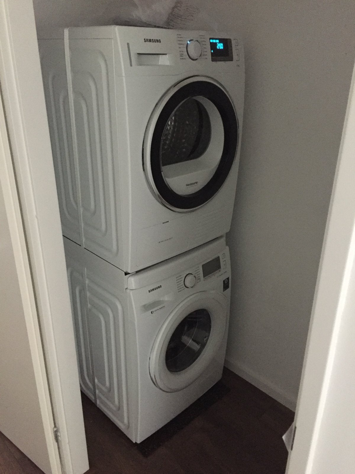 Samsung Wasmachine en Droger Set, Witgoed en Apparatuur, Wasmachines, 1200 tot 1600 toeren, Gebruikt, 8 tot 10 kg, Ophalen of Verzenden