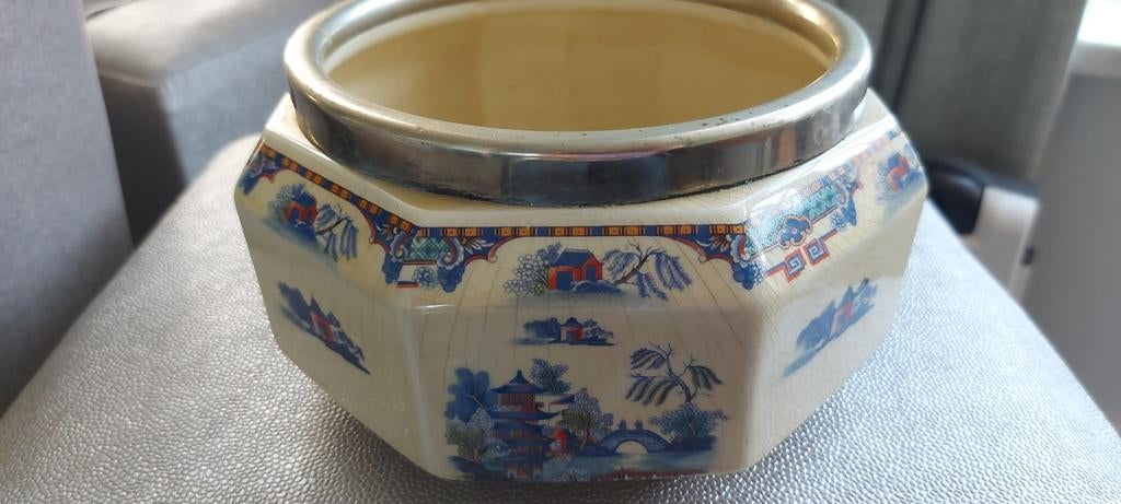 Antieke pot, denk bowlpot coronet ware, Ophalen of Verzenden