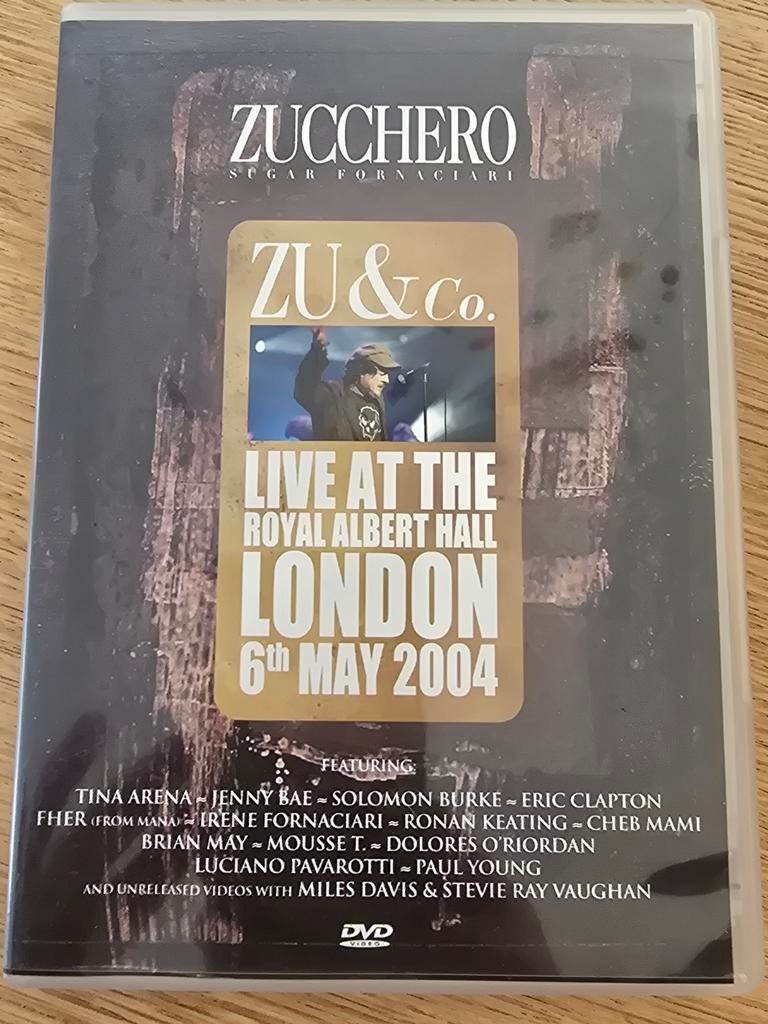 Zucchero - Live at the Royal Albert Hall London DVD, Alle leeftijden, Ophalen of Verzenden, Gebruikt, Muziek en Concerten