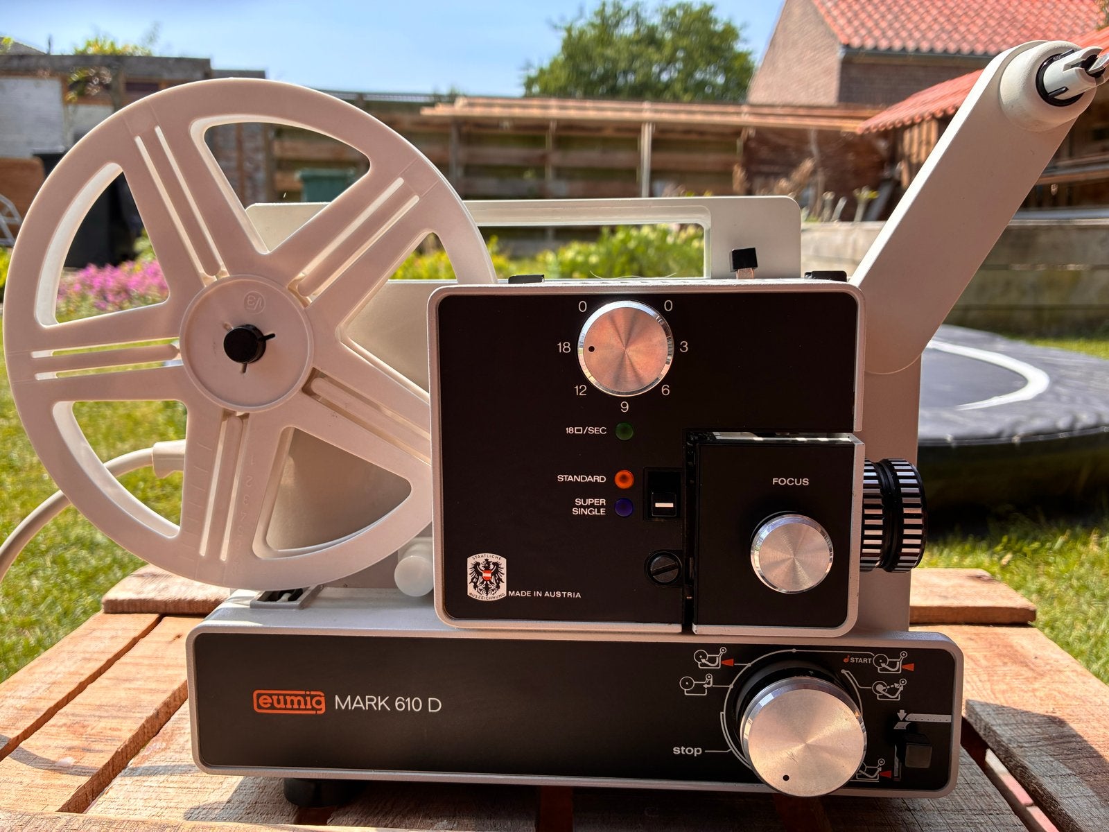 Eumig Mark 610 D Super 8 filmprojector - Vintage, Ophalen of Verzenden, Zo goed als nieuw
