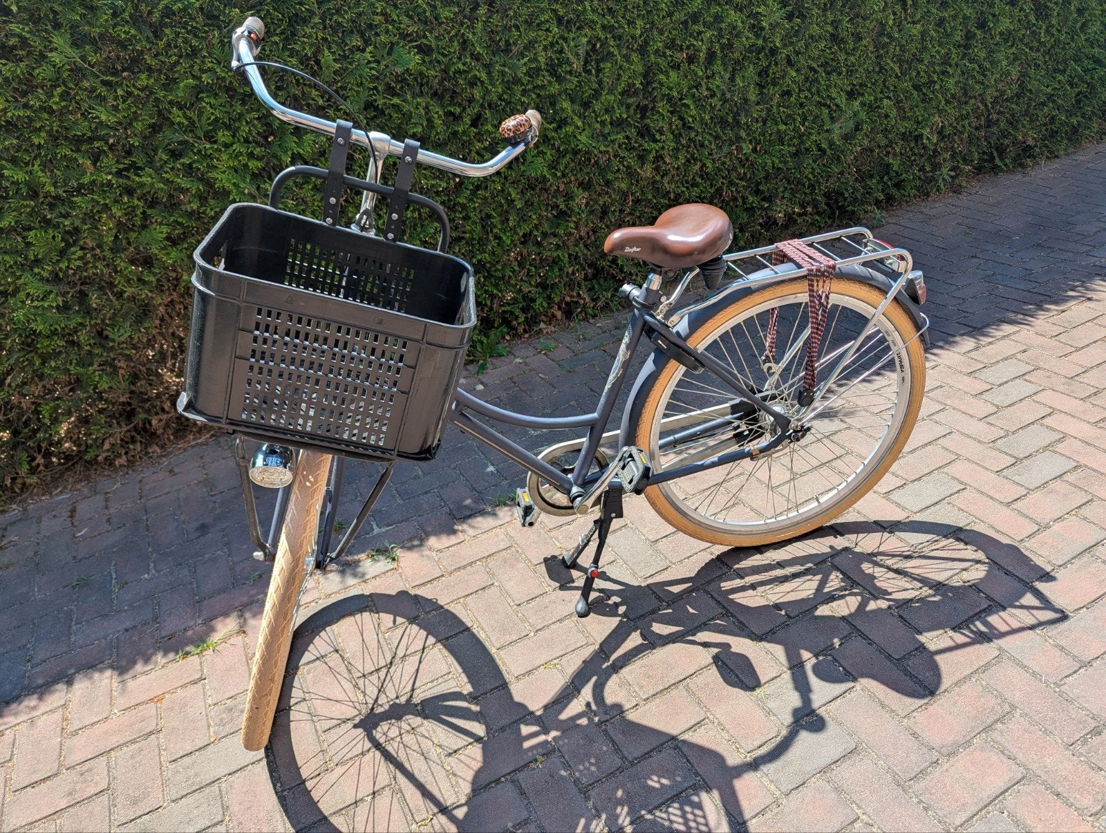 Sparta fiets 28 inch, metallic blauw, 3 versnellingen, Fietsen en Brommers, Fietsen | Dames | Omafietsen, Ophalen, Sparta, Gebruikt