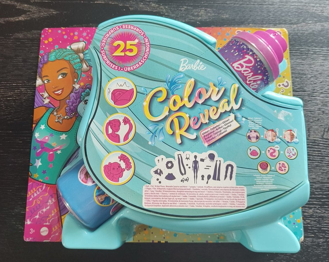 Nieuwe Barbie Color Reveal met 25 verrassingen (blauw), Ophalen of Verzenden, Nieuw, Barbie
