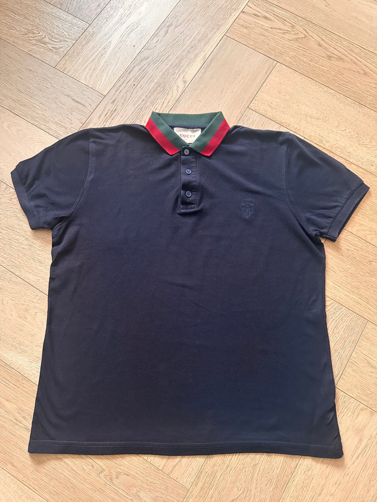 Gave Gucci Polo. Maat XXL, Ophalen of Verzenden, Zo goed als nieuw, Overige maten, Zwart