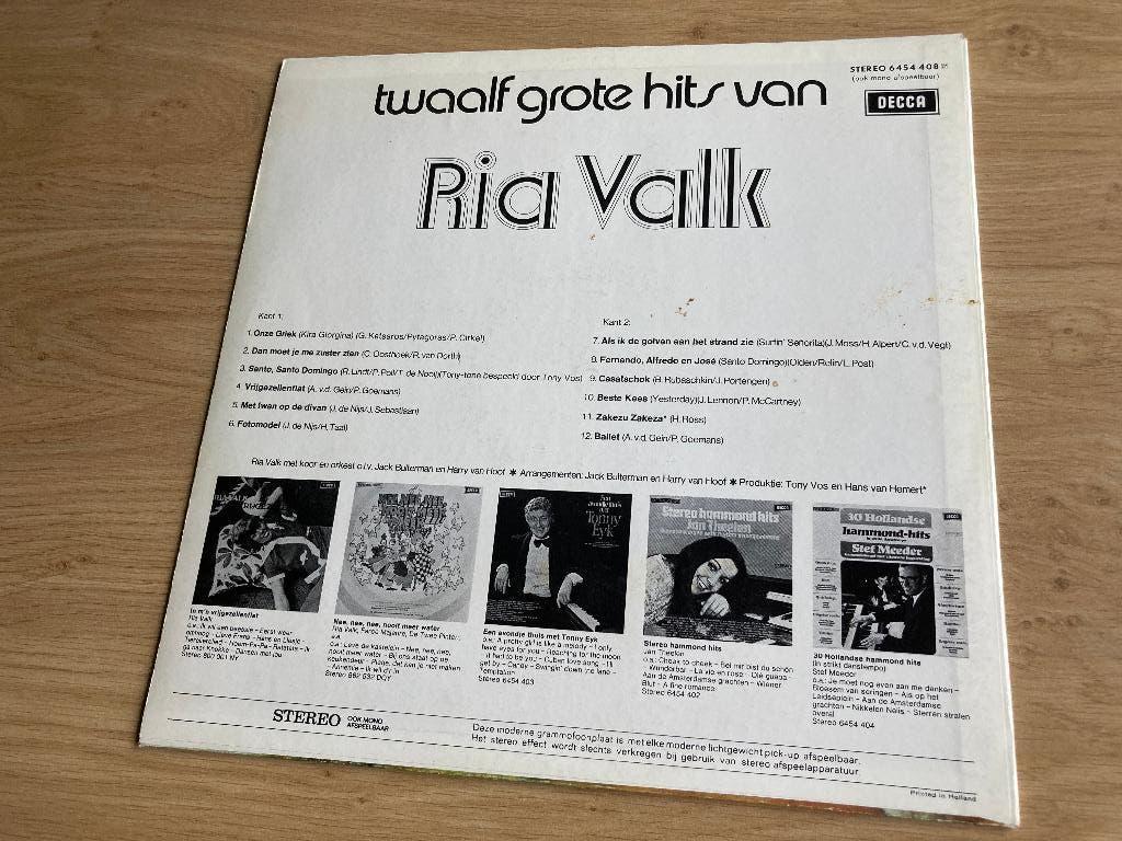 LP Ria Valk, Ophalen of Verzenden, Gebruikt, Overige formaten, Levenslied of Smartlap
