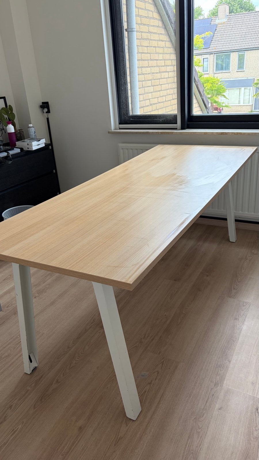 Bureau 200x80 cm - Snel ophalen!, Ophalen, Gebruikt, Tot twee personen, 50 tot 100 cm