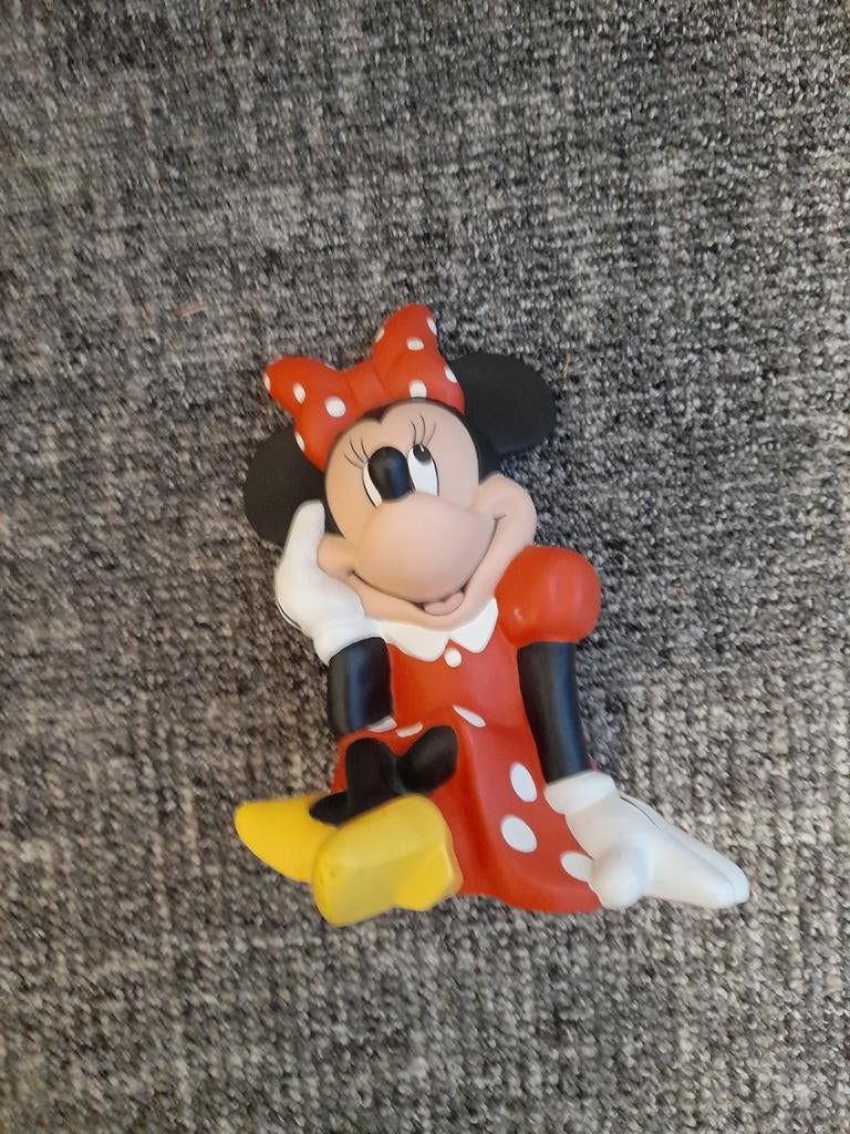 Minnie Mouse spaarpot van kunststof, Ophalen of Verzenden, Gebruikt, Kunststof, Strip- of Tekenfilmfiguur