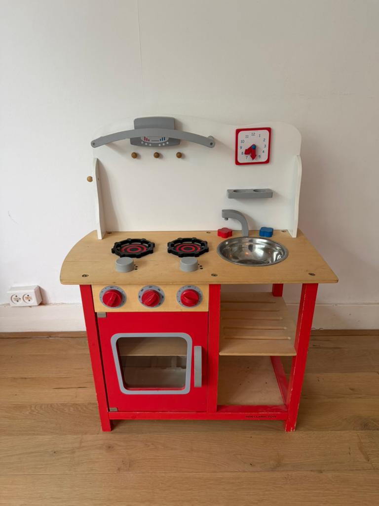 Speelkeuken hout - Classic Toys, Ophalen, Gebruikt