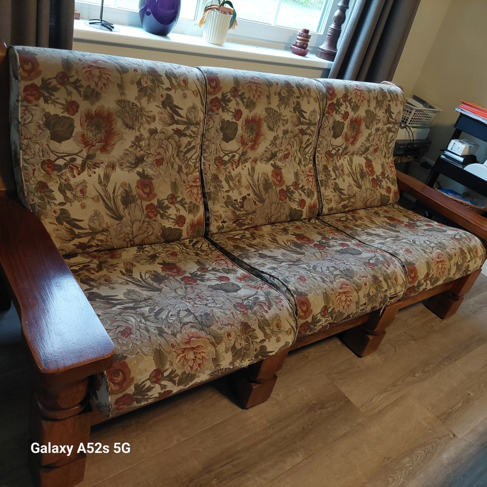 Bankset (3 zitbank + 2  fauteuil), Huis en Inrichting, Banken | Bankstellen, Ophalen, Gebruikt, Overige maten, Eind jaren '70