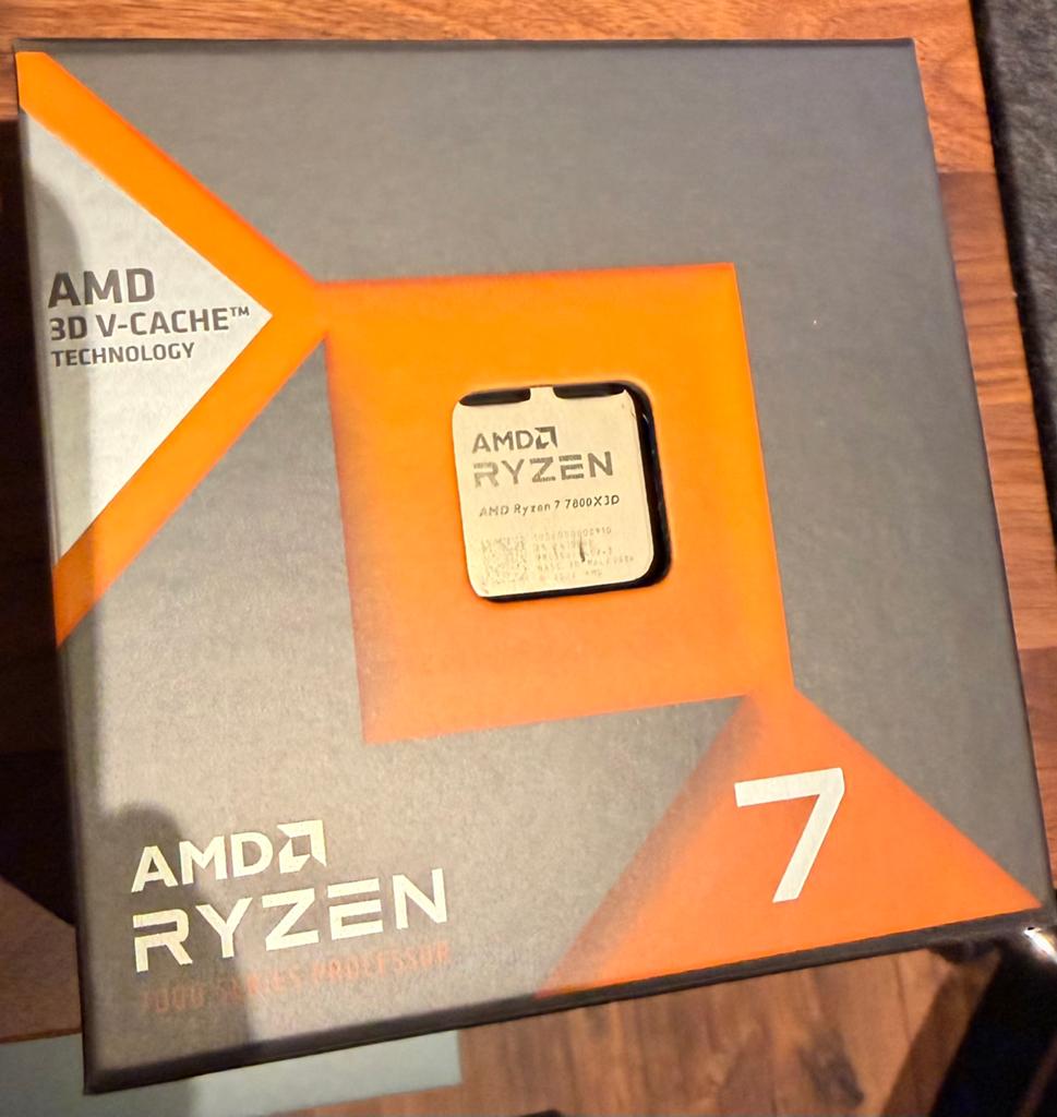 AMD Ryzen 7 7800X3D AM5 Processor, Computers en Software, Processors, Zo goed als nieuw, 8-core, 4 Ghz of meer, Ophalen of Verzenden