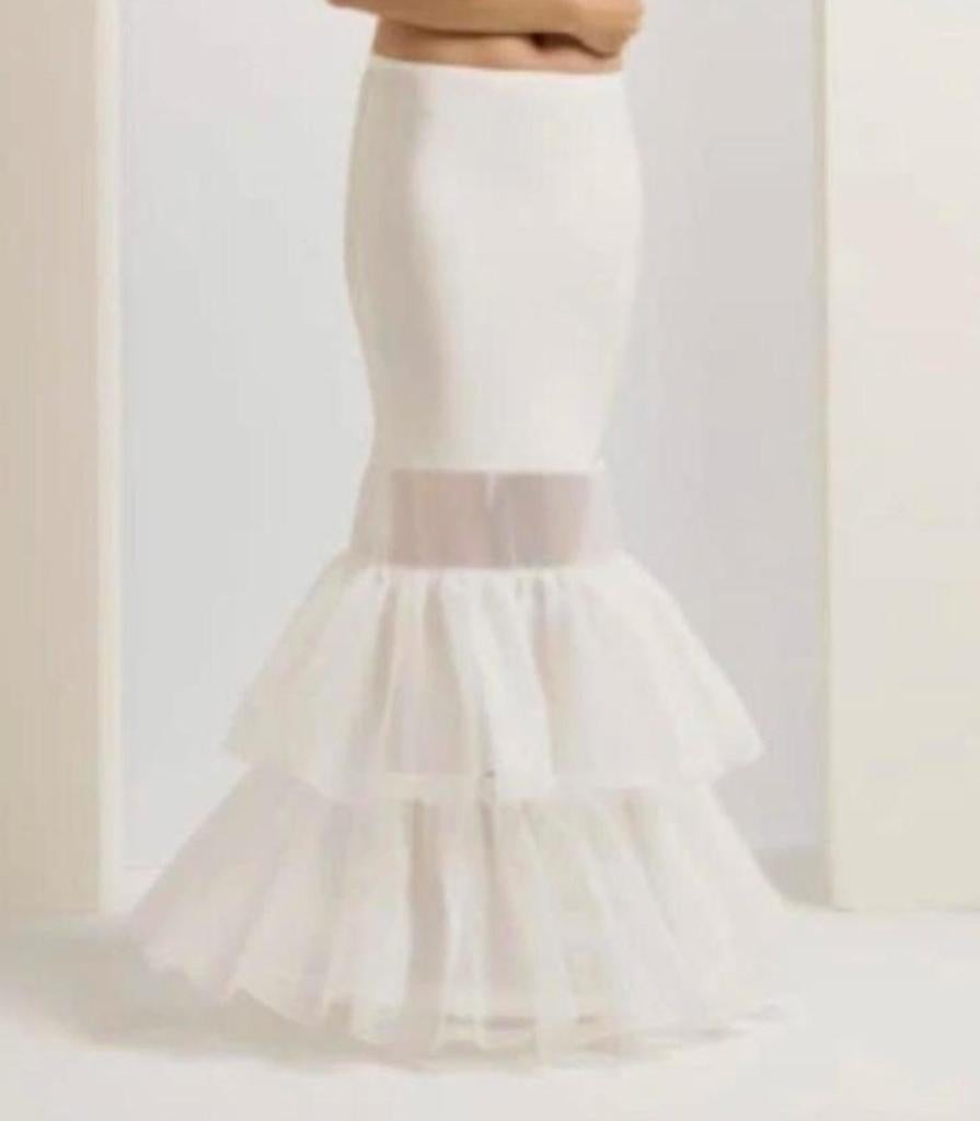 Trouwjurk onderrok zeemeermin model M, L, XL, Kleding | Dames, Bianco Evento, Overige kleuren, Onbekend, Ophalen of Verzenden
