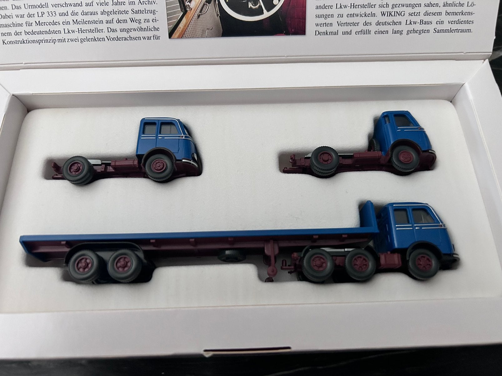 Wiking Mercedes LPS modellen set nieuw, Ophalen, Zo goed als nieuw, Bus of Vrachtwagen, Wiking