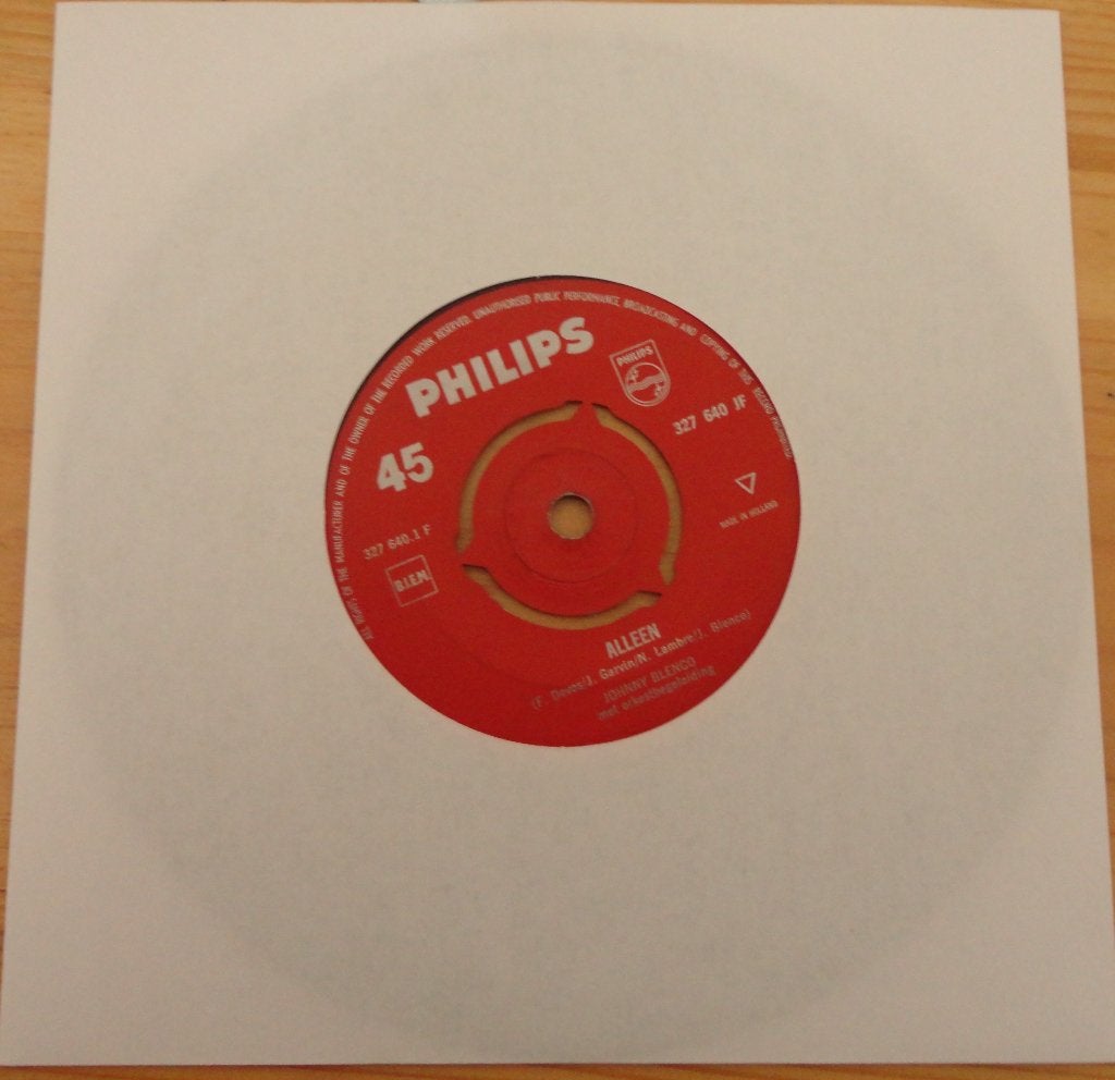 Johnny Blenco > Alleen, Cd's en Dvd's, Vinyl Singles, Ophalen of Verzenden, Gebruikt, 7 inch, Nederlandstalig