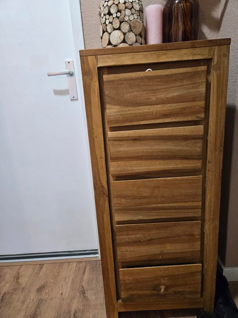 Houten ladekast met 5 lades, Ophalen of Verzenden