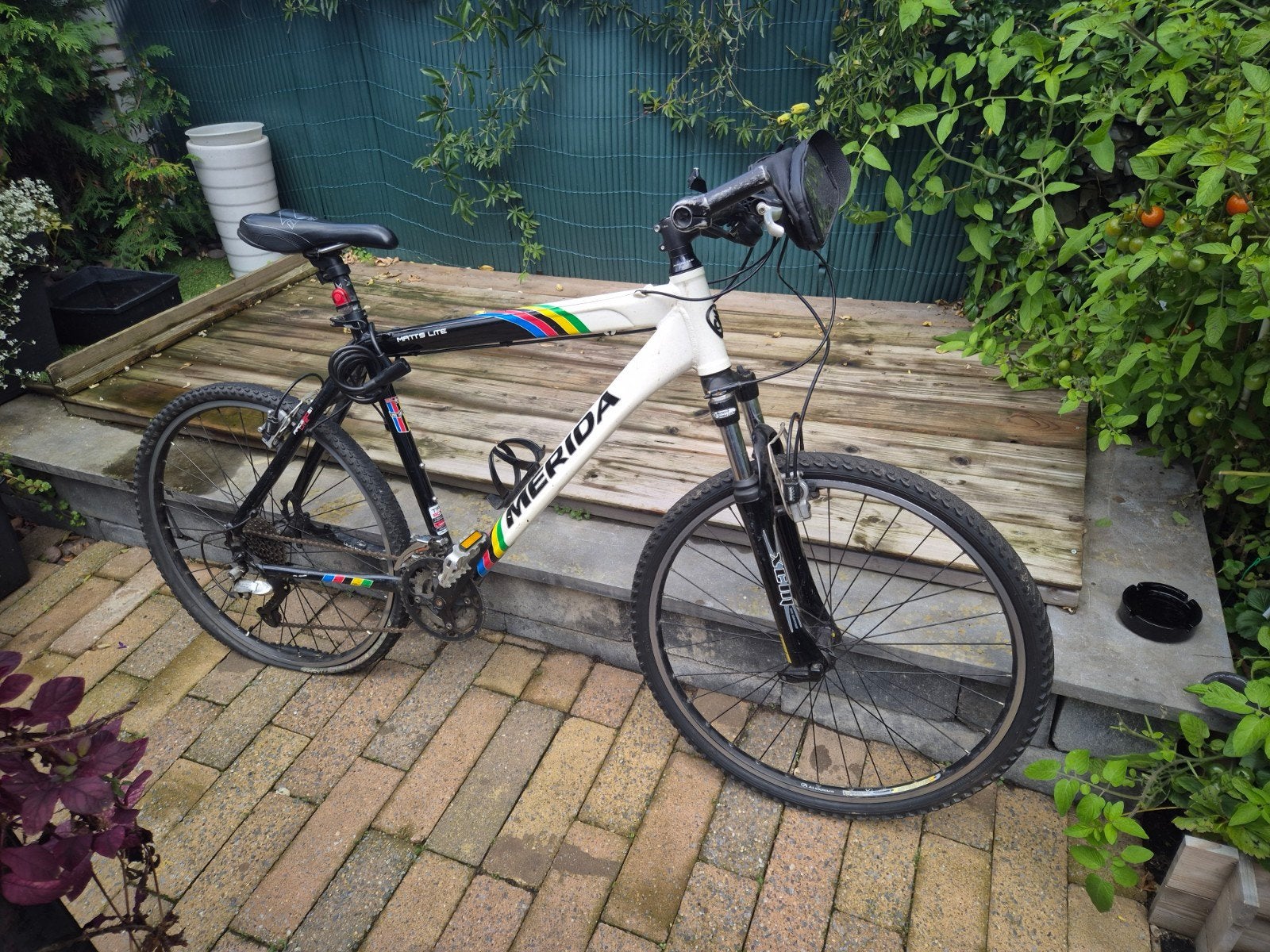 Merida White Line Mountainbike - Zo goed als nieuw, Velgrem, Zo goed als nieuw, Meer dan 20 versnellingen, 53 tot 57 cm