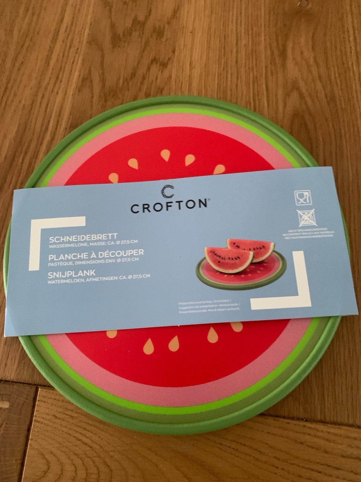 Crofton Snijplank Watermeloen - Nieuw, Kunststof, Snij-/serveerplank, Nieuw, Ophalen of Verzenden