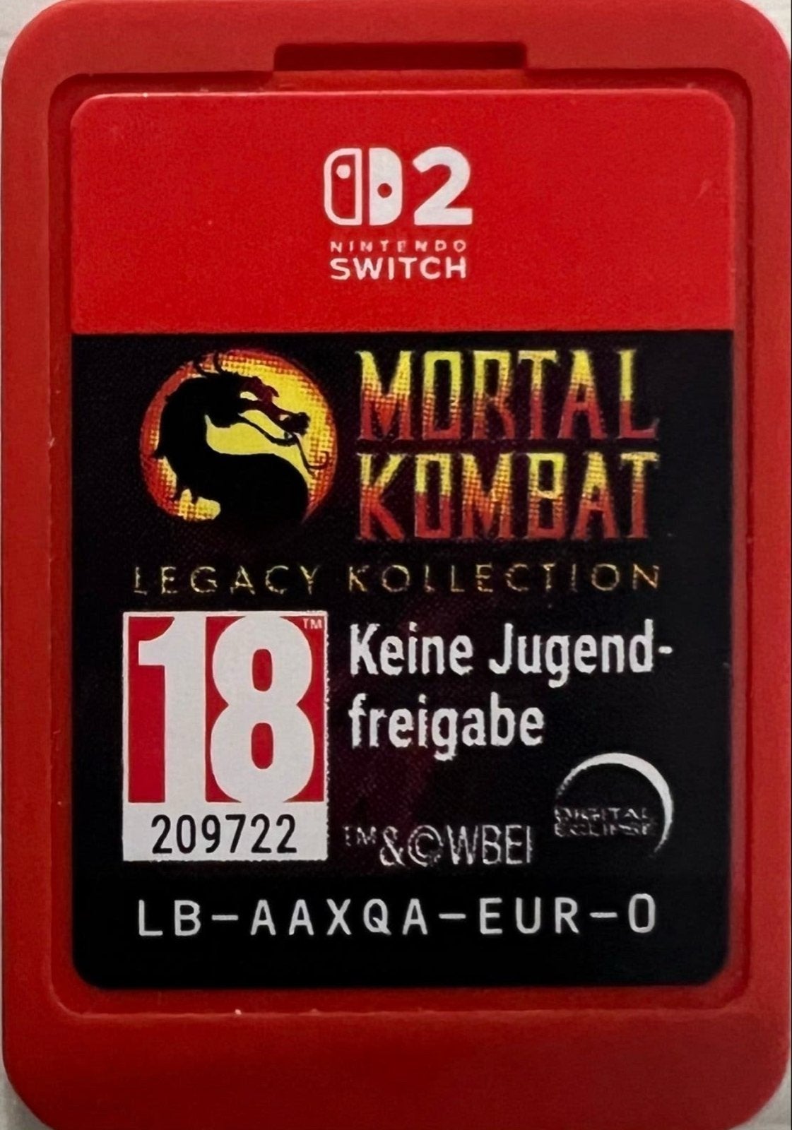 Mortal Kombat Legacy Kollection Nintendo Switch 2, Gebruikt, Vanaf 18 jaar, Vechten, 2 spelers