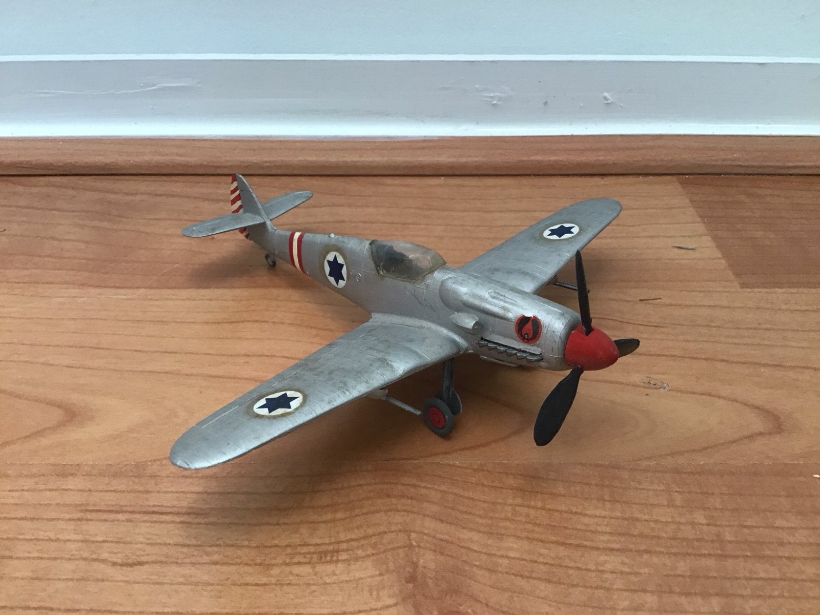 Modelvliegtuig Messerschmitt Bf 109 - Israëlische Luchtmacht, Overige merken, 1:72 tot 1:144, Ophalen of Verzenden, Zo goed als nieuw