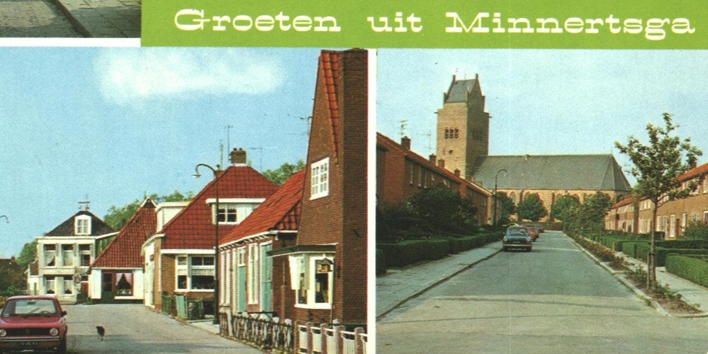 42107 Minnertsga Friesland 80+ Gelopen met Postzegel, Ophalen of Verzenden, 1980 tot heden, Gelopen, Friesland