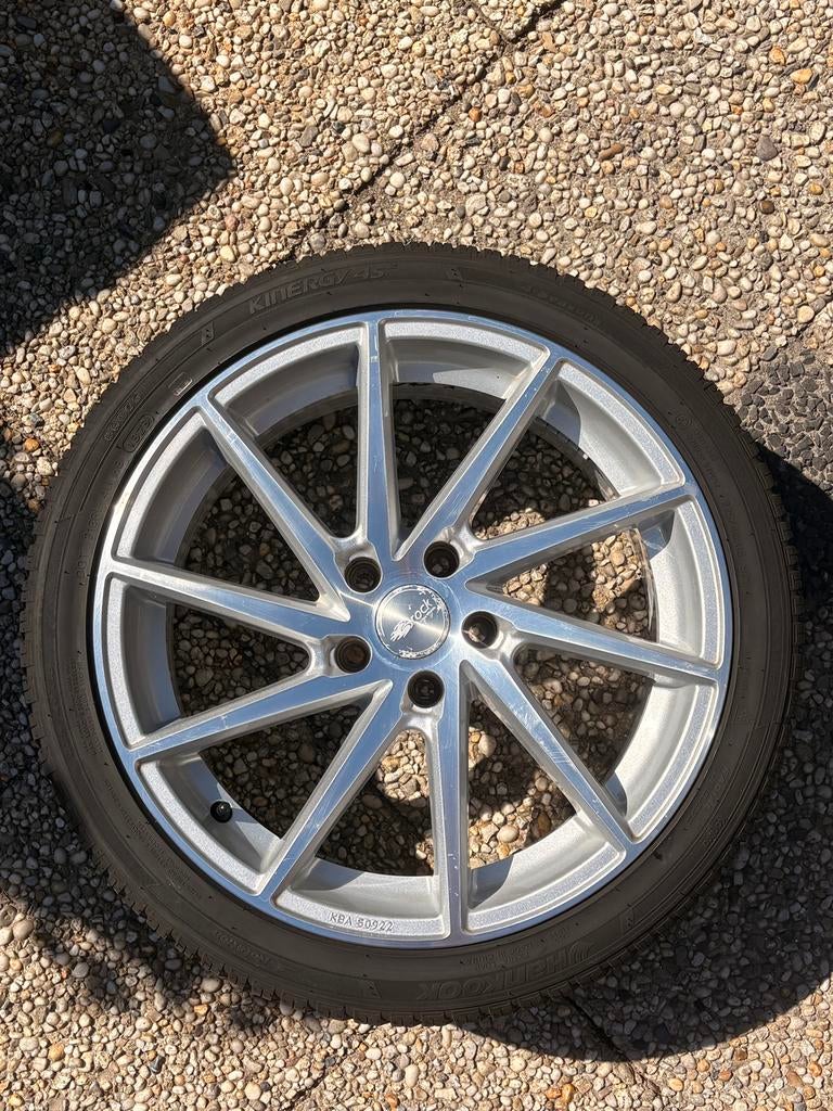 Brock velgen met banden, Auto-onderdelen, Banden en Velgen, Ophalen, 18 inch, Gebruikt, All Season