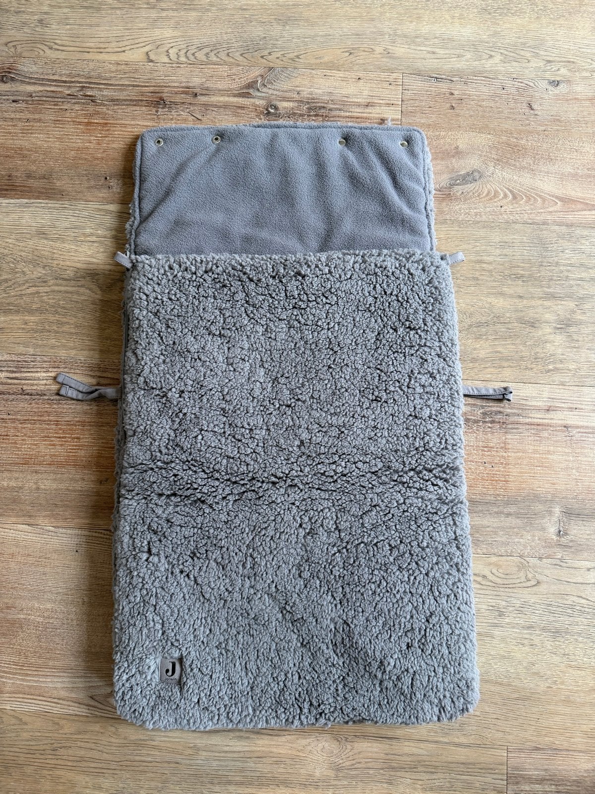 Jollein teddy voetenzak grijs, Ophalen of Verzenden, Gevoerd, Nieuw, Jollein