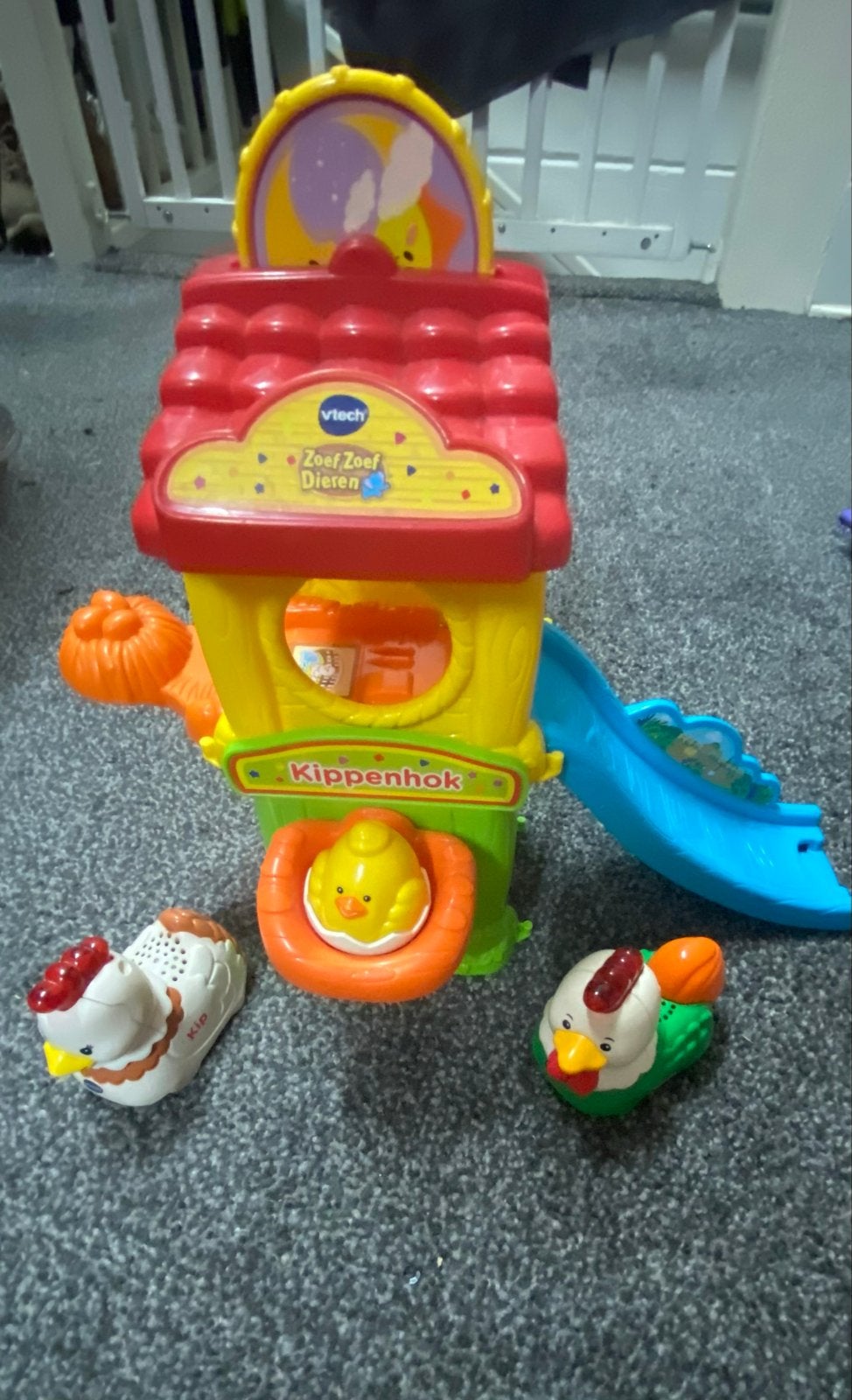 VTech Zoef Zoef Dieren Kippenhok met accessoires, Ophalen, Gebruikt, Overige typen, Met geluid