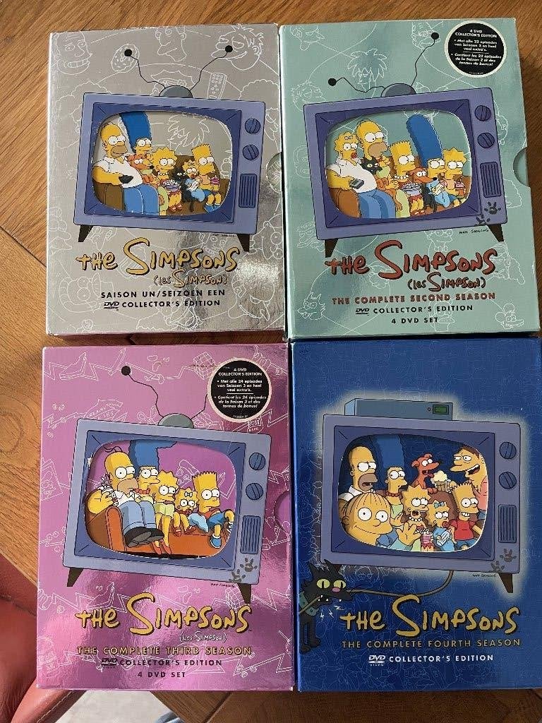 The Simpsons Seizoen 1 T/M 4 op DVD, Verzenden, Alle leeftijden, Nederlands, Seizoen 1