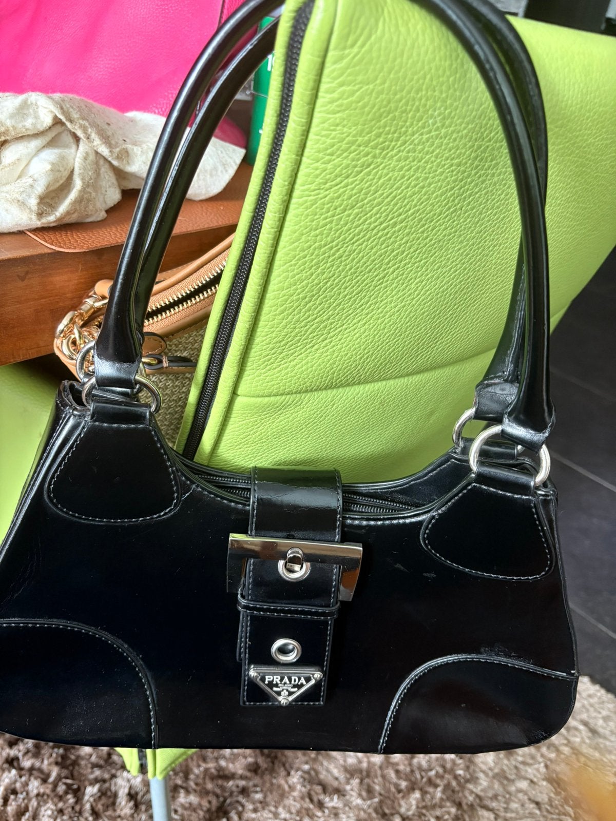Prada zwart, Ophalen of Verzenden, Zo goed als nieuw, Zwart