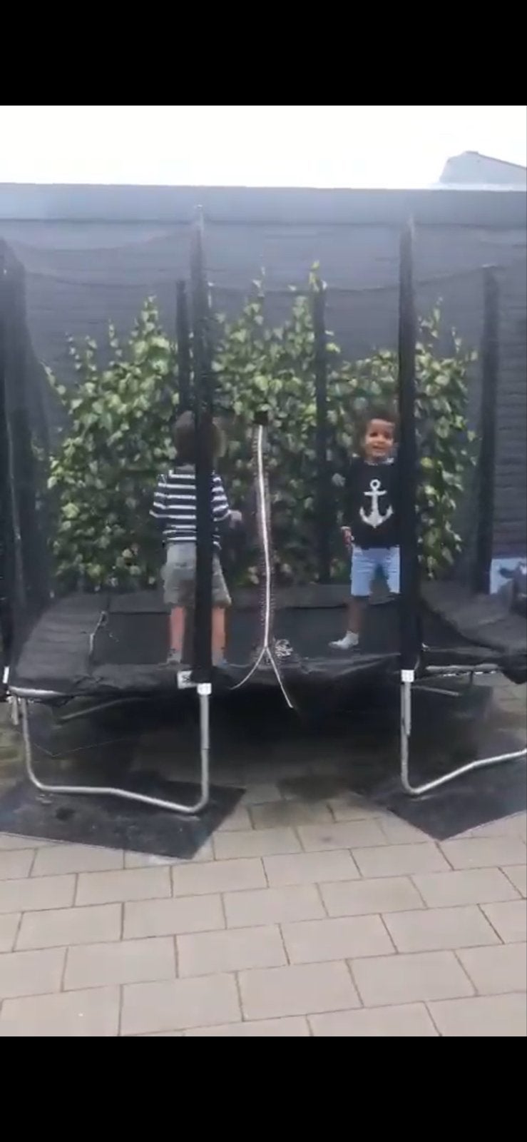 Salta Trampoline 214 x 153 cm - Gebruikt, incl. reserve net, Ophalen, Gebruikt