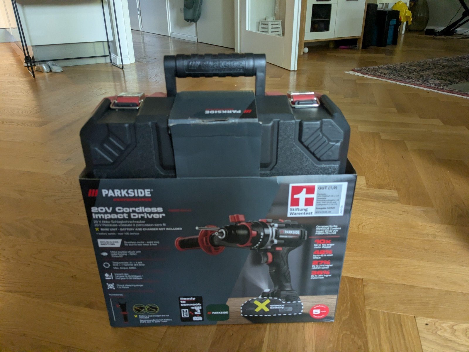 Parkside PSBSAP 20-Li C3 Accu Klopboormachine - Bijna n, Ophalen of Verzenden, Zo goed als nieuw, Boor- en Schroefmachine, Klopboormechanisme