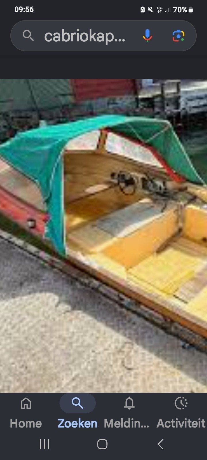 TE KOOP GEVRAAGD RANA 17 CABRIOKAP, Watersport en Boten, Ophalen of Verzenden, Gebruikt, Motorboot