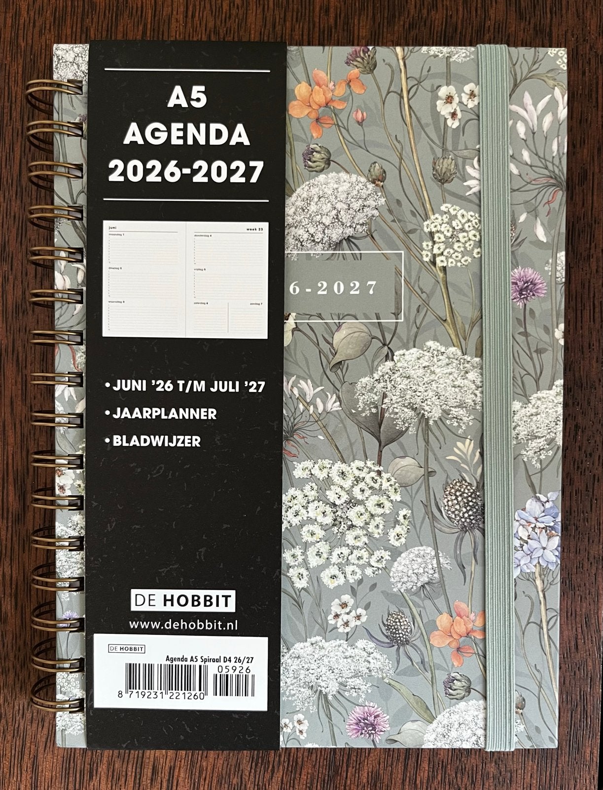 Hobbit agenda juni ‘26 - juli ‘27 A5 - harde kaft, Diversen, Agenda's, Ophalen of Verzenden, Nieuw