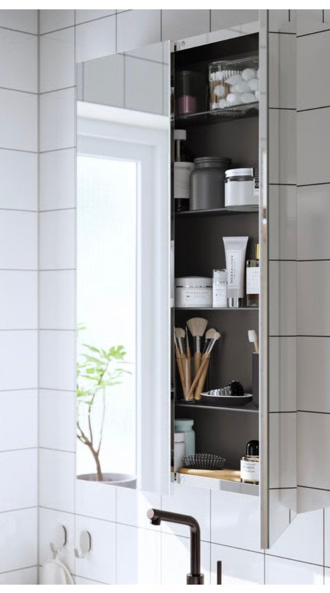 Ikea spiegelkast godmorgon., Ophalen, Spiegelkast, 50 tot 100 cm, Zo goed als nieuw